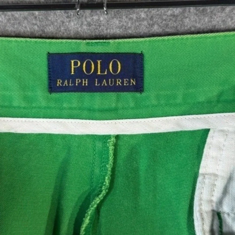 Polo‎ Ralph Lauren Men's Green Whale Print Chino Shorts Size 34 Casual